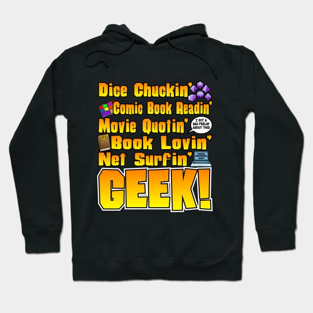 Dice Chuckin' Geeks Hoodie by Dean_Stahl